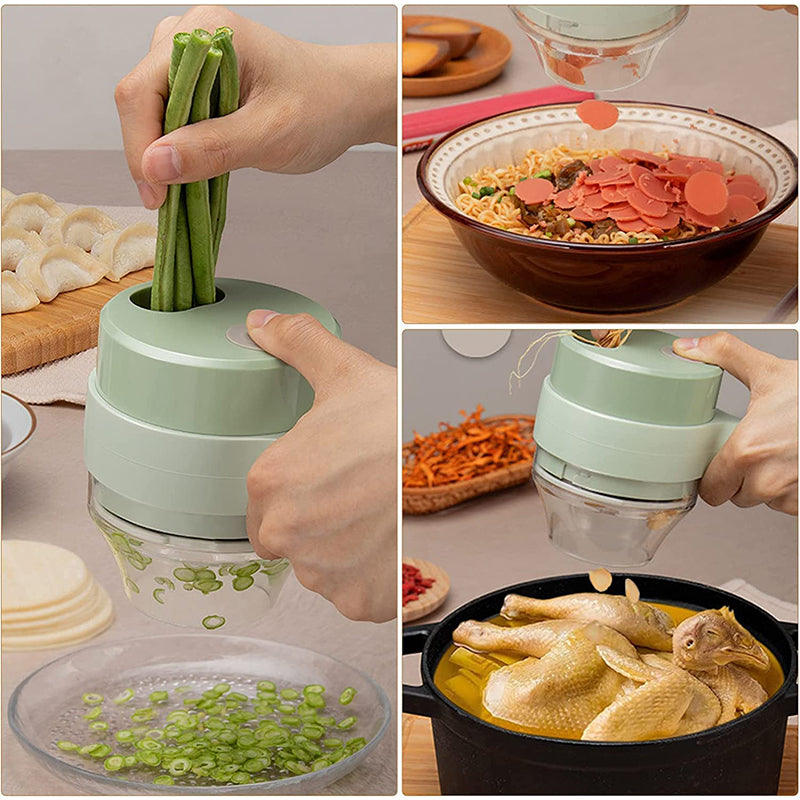 Picador de verduras eléctrica portátil