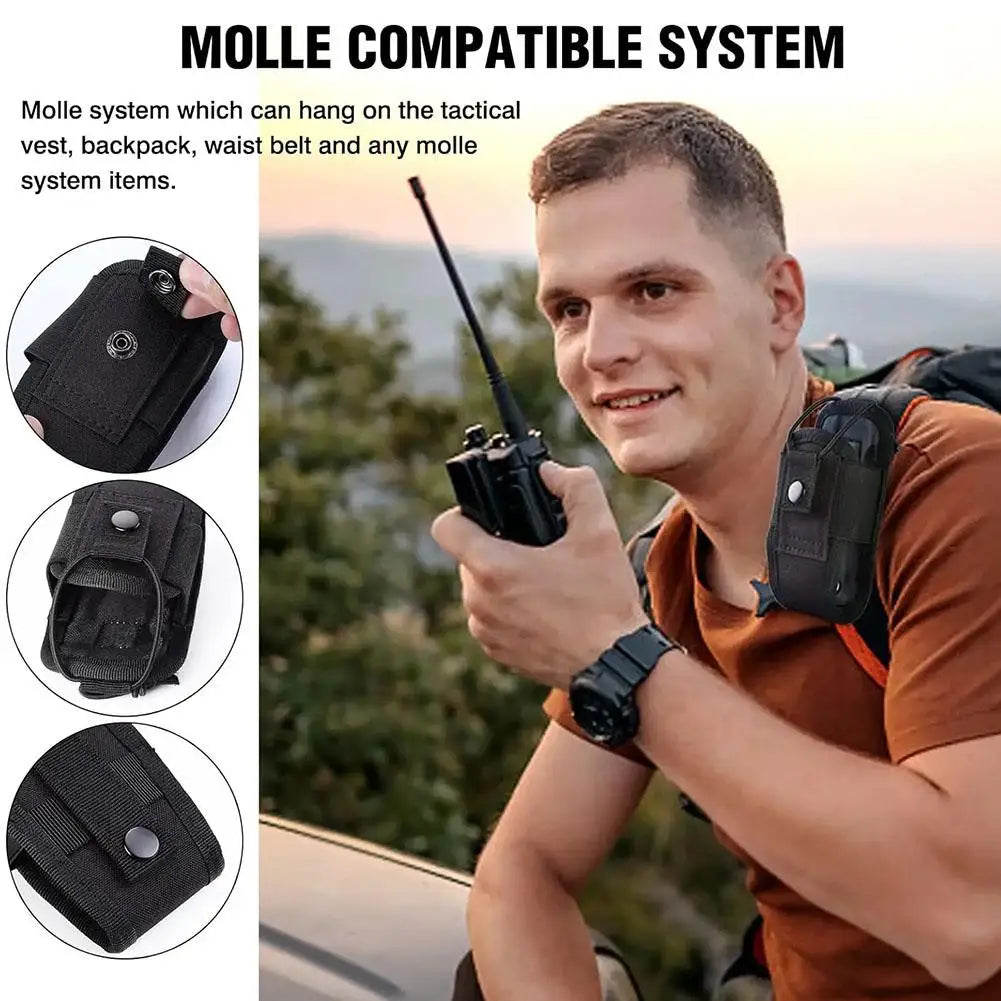 Soporte táctica para Radio, funda para Radios de alta resistencia para portátil BAOFENG