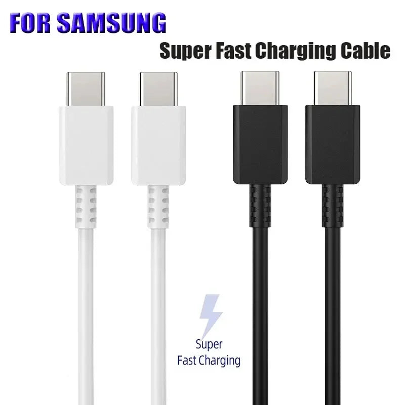 Original 45W Samsung Charger Super Fast Charge Genuine CERTIFIED Adapter For For Galaxy S23 S24 Ultra Z Fold 5 4 3 Flip 5 4 3