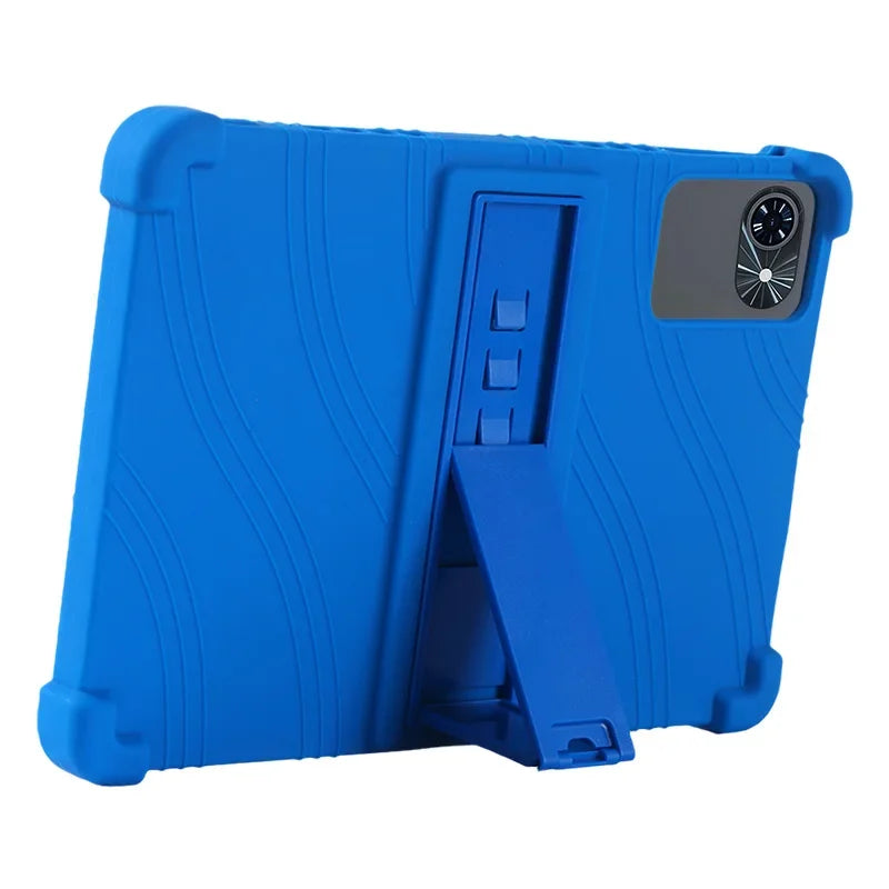 For TABWEE T80 10.5-inch tablet protective case, anti drop thick silicone cover Child friendly soft shell Adjustable Stand